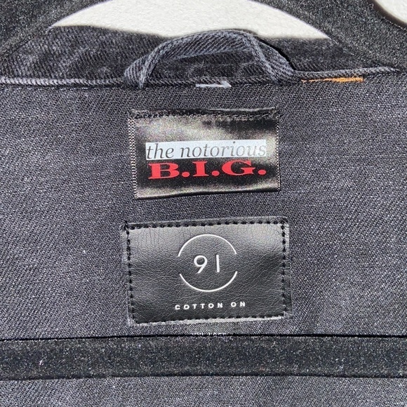 The Notorious B.I.G. ๐ฝ Biggie Smalls ๐ Life after Death ๐ดโโ ๏ธ XXL 1/1 Denimโโ - Picture 7 of 9